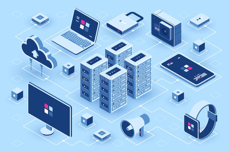 computer-technology-isometric-icon-server-room-digital-device-set-element-design-pc-laptop-mobile-phone-smartwatch-cloud-136860095